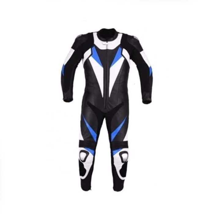 Dainese Dark Blue Motorbike Racing Leather Suit MotoGP - Image 1