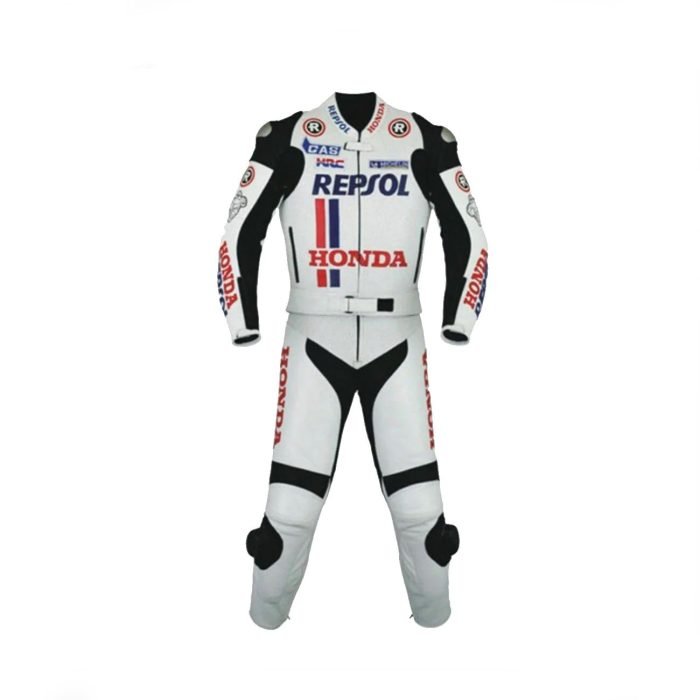 Honda Repsol Motorbike Leather Suit - MotoGP Racing - Image 1