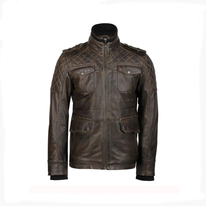 Genuine Leather Jacket, Classic Motorcycle Jacket, Riding Jacket, Light Weight Coat Motocollection