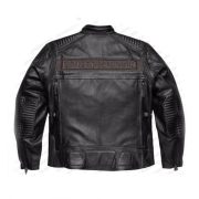 Harley Davidson Men’s Asylum Leather Motorcycle Jacket