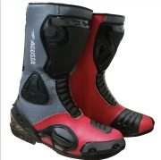 AGUSTA Handmade Motorbike Boots - Premium Leather with Extra Protection and Comfort