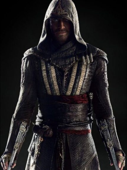 Aguilar Assassin's Creed Leather Hoodie Coat