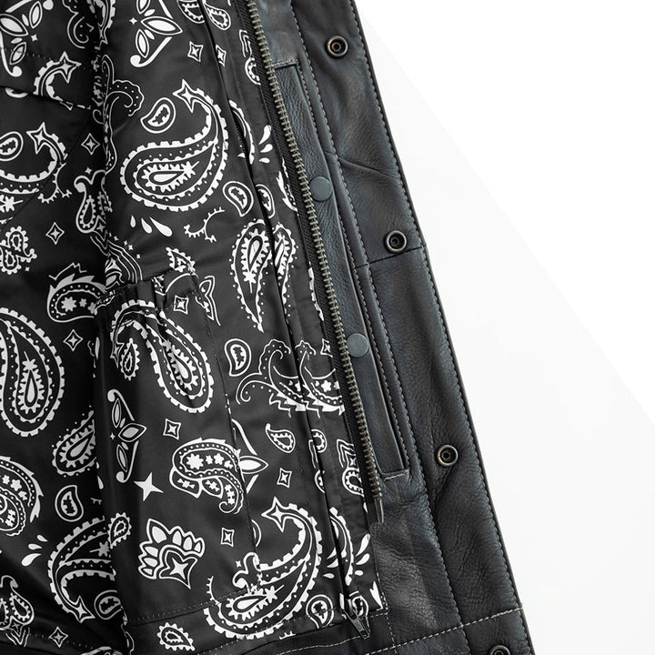 Bandit Leather Biker Vest for Men