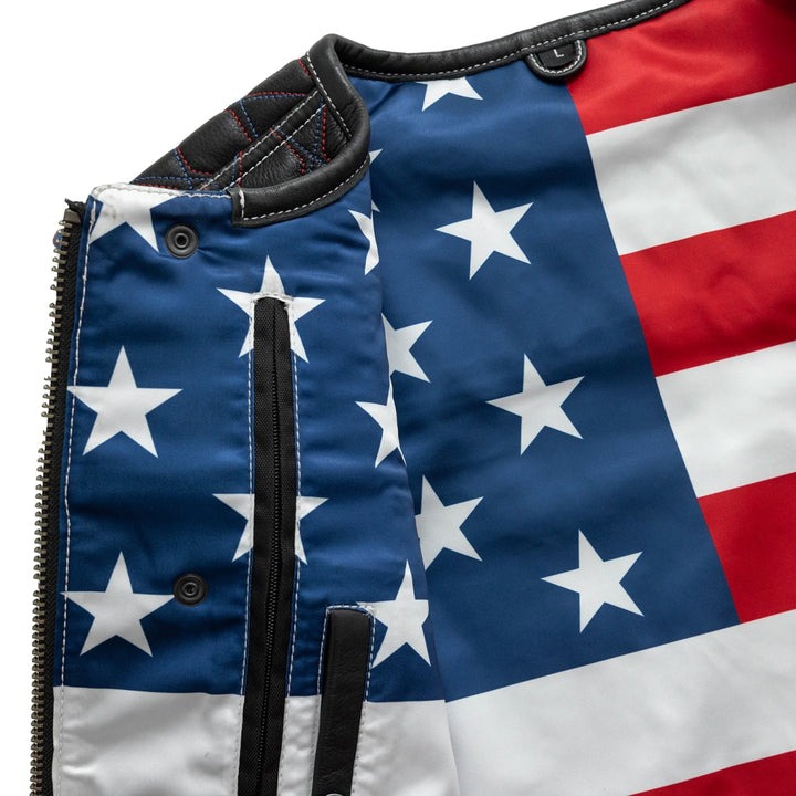 Captain Men's Leather Motorcycle Vest Stylish & Durable4