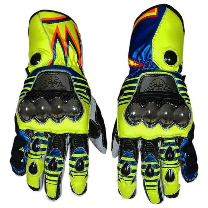 Valentino Rossi Motorbike Racing Leather Gloves – Ultimate Track Protection