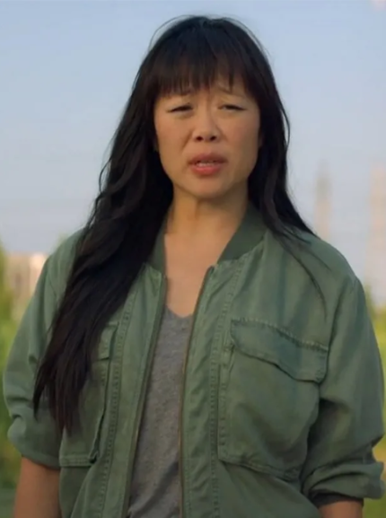 Wong And Winchester 2023 Marissa Wong Green Bomber Jacket