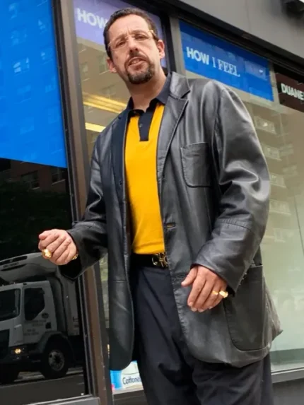 Adam Sandler Uncut Gems Leather Jacket